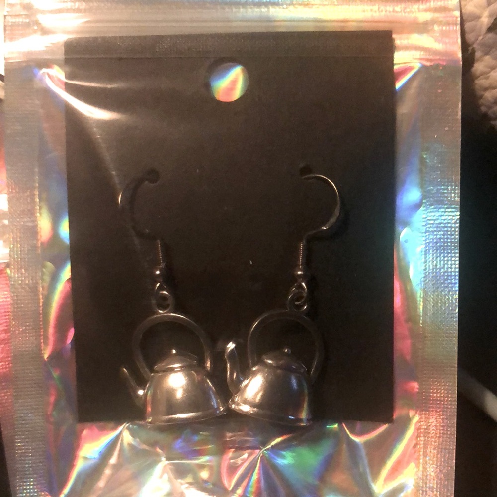 Tea Kettle Earrings